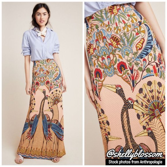 Anthropologie Dresses & Skirts - NWT Anthropologie Farm Rio Mixed-Print Maxi Skirt